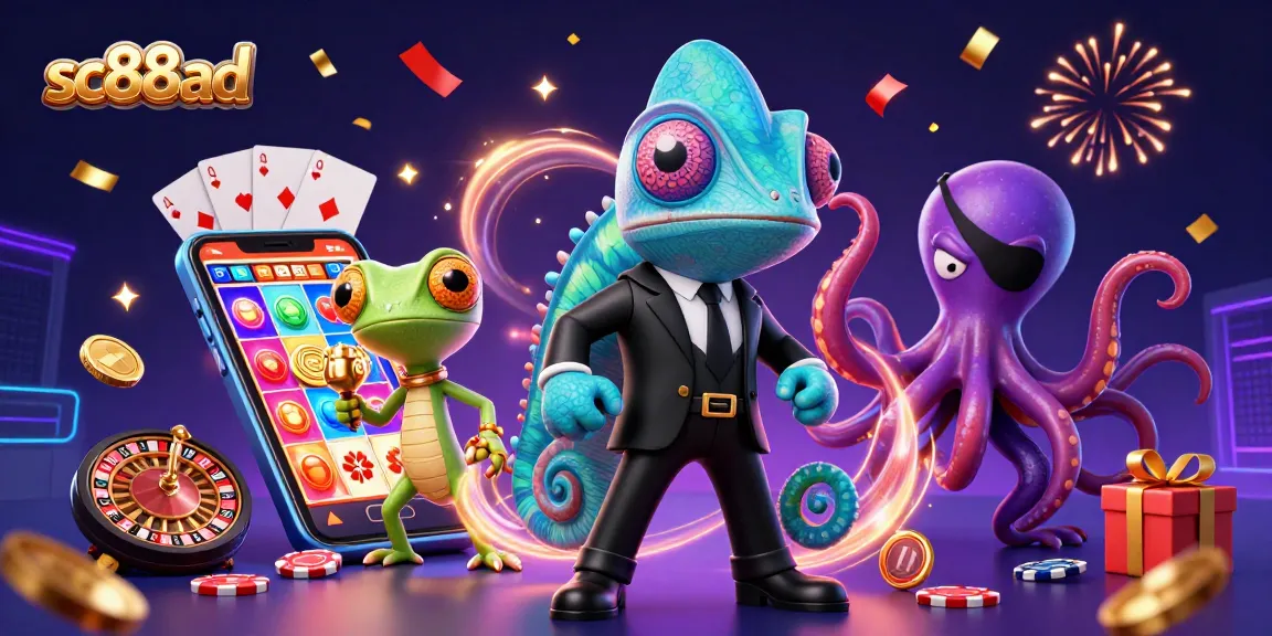 Experience the thrilling world of sc88ad slots with vibrant elements and engaging characters.