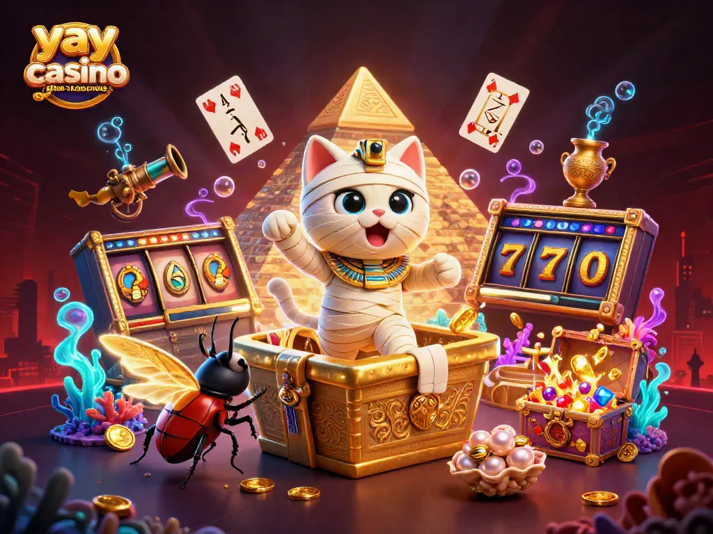Experience the excitement of yay casino sister sites no deposit bonus with our vibrant gaming scene filled with Egyptian themes.