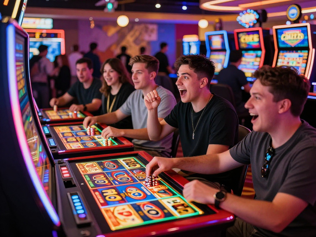 Pengalaman bermain slot88 yang seru di mesin kasino yang penuh warna.