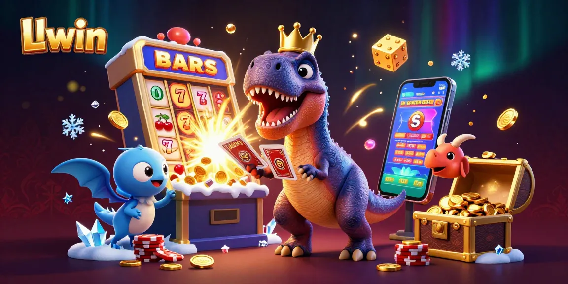 Experience winning at Llwin with exciting 3D characters and vibrant casino elements.