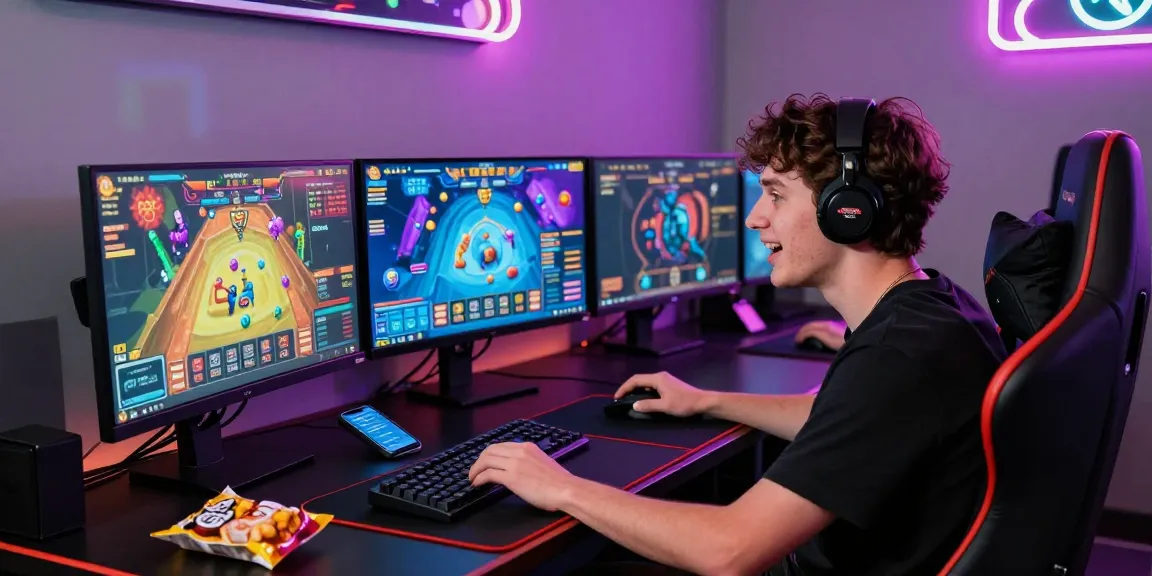 Engaging scene from https://mycolourtrading.com/ showcasing players immersed in colour trading games in a vibrant gaming setup.