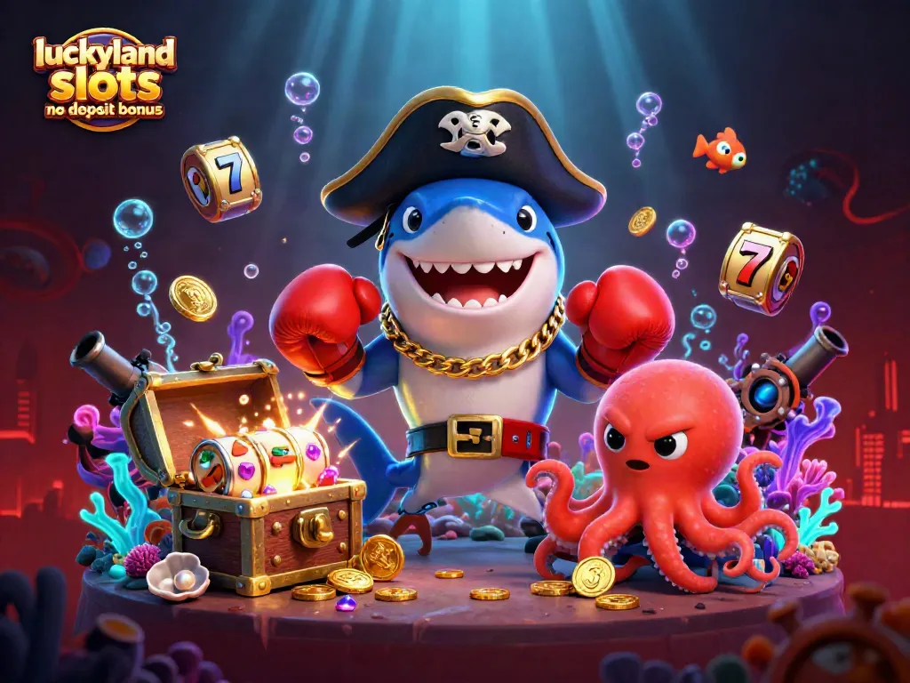 Experience the luckyland slots no deposit bonus with vibrant characters and exciting game elements.