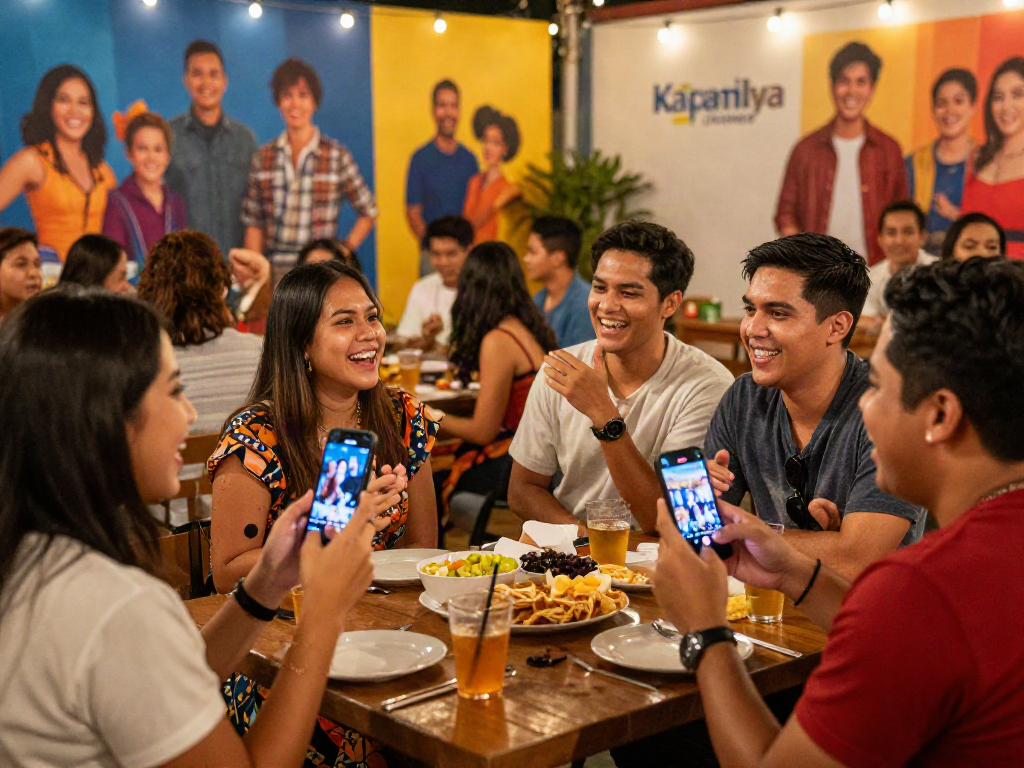 Vibrant Kapamilya Channel community watch party celebrating shows.