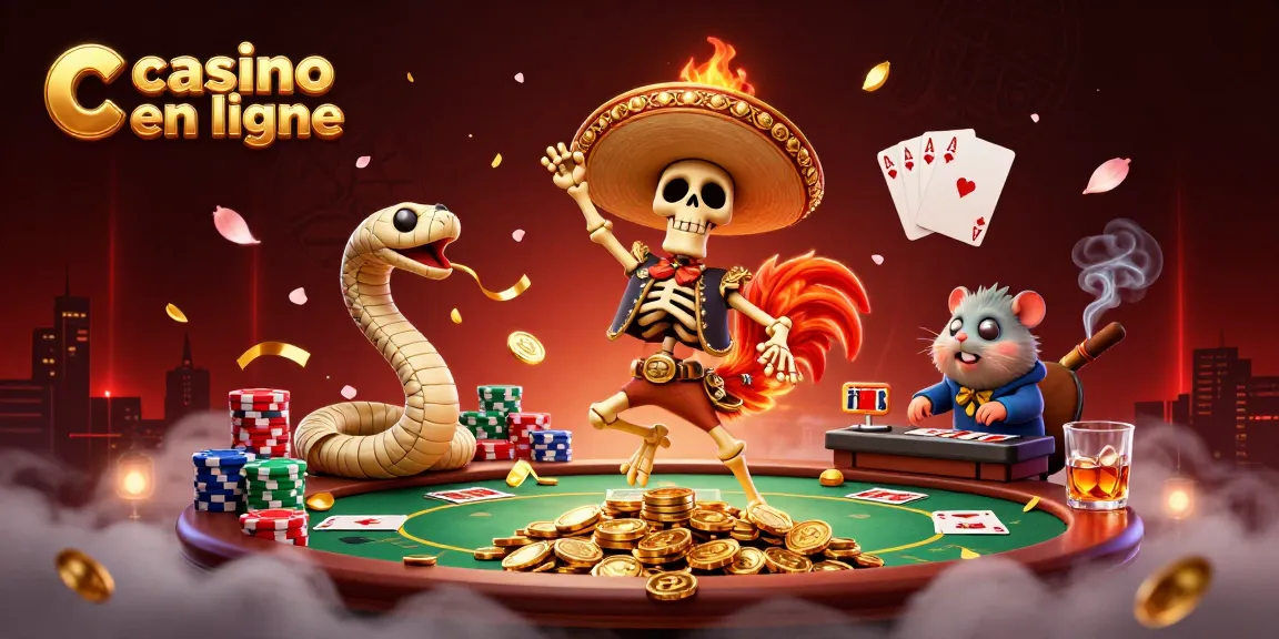 Accédez au casino en ligne avec ces personnages 3D dynamiques et des éléments de jeu captivants.