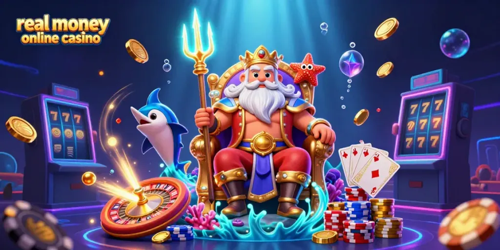 Experience thrilling gameplay at a real money online casino with vibrant themes and exciting elements.